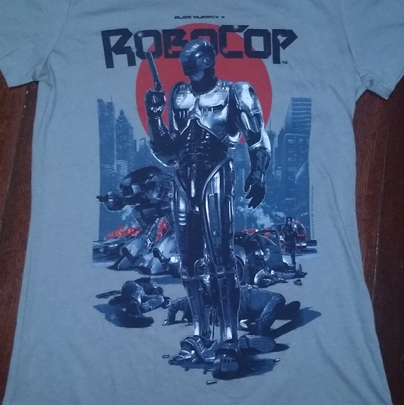 ROBOCOP T-SHIRT - Women's Lg - EUC - Movie Pop Lootcrate Tee Shirt Robot - Picture 4 of 5